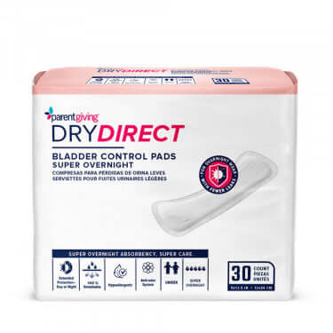 Bladder Control Pads and Liners for Women