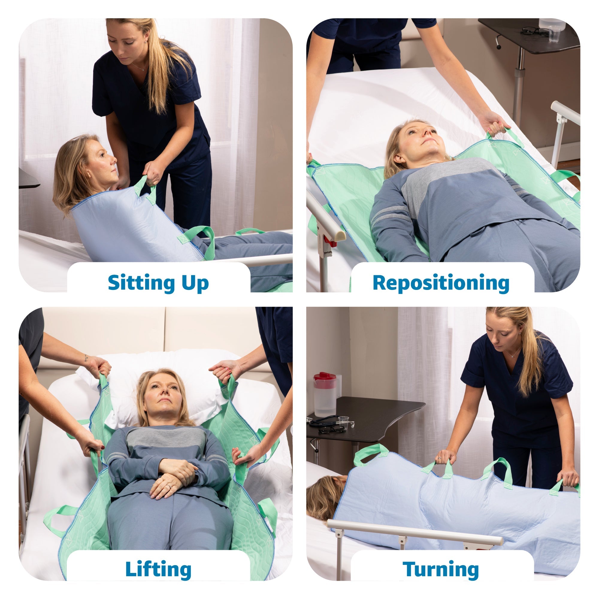 Improvia Positioning Bed Pad with Handles