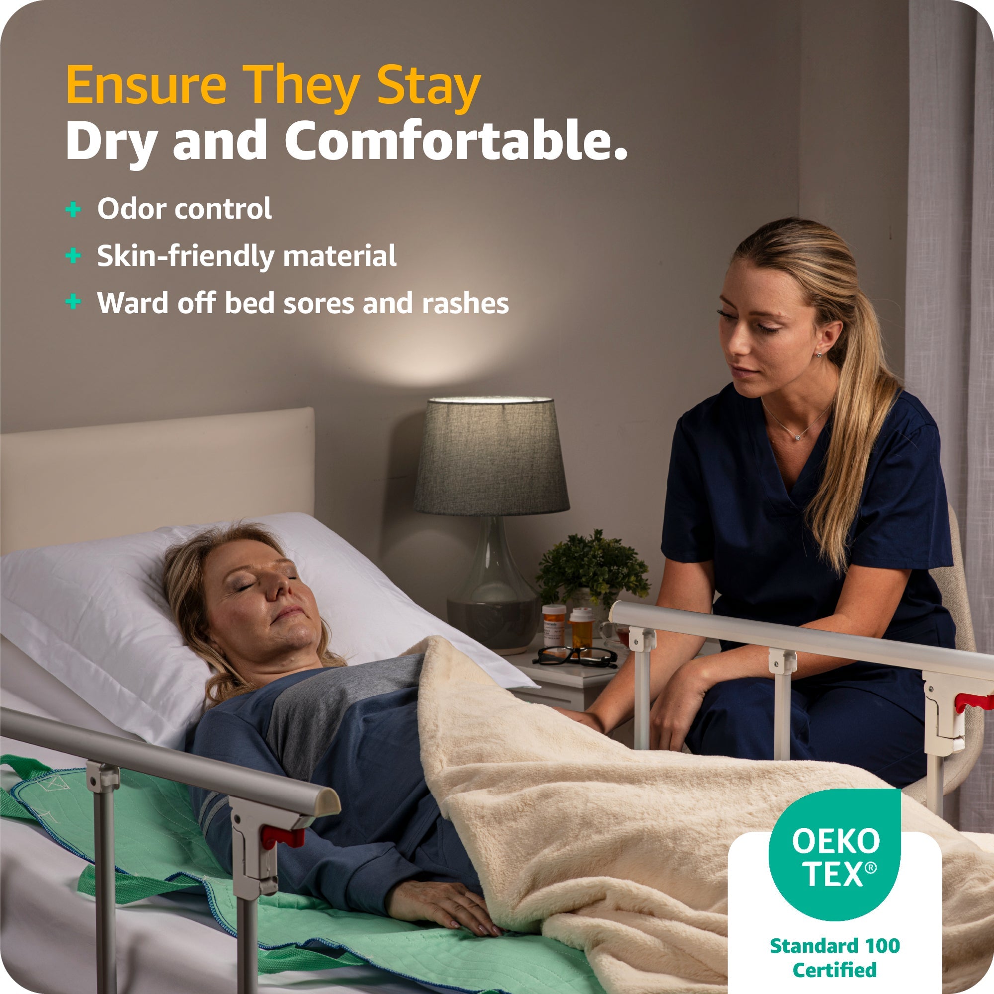 Improvia Positioning Bed Pad with Handles