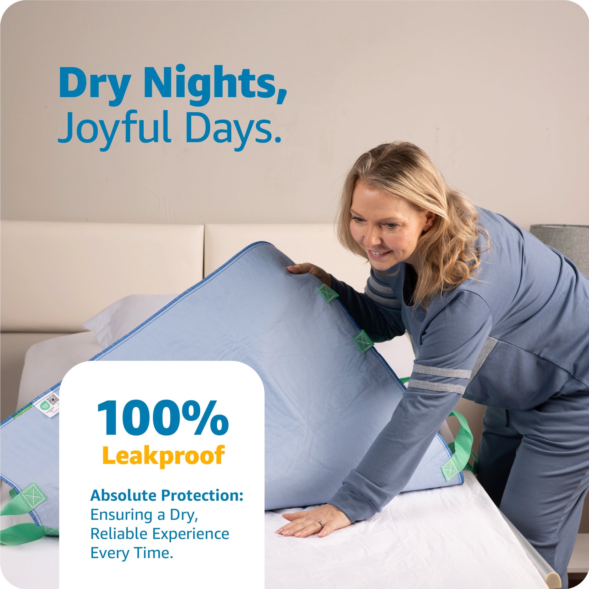 Improvia Positioning Bed Pad with Handles