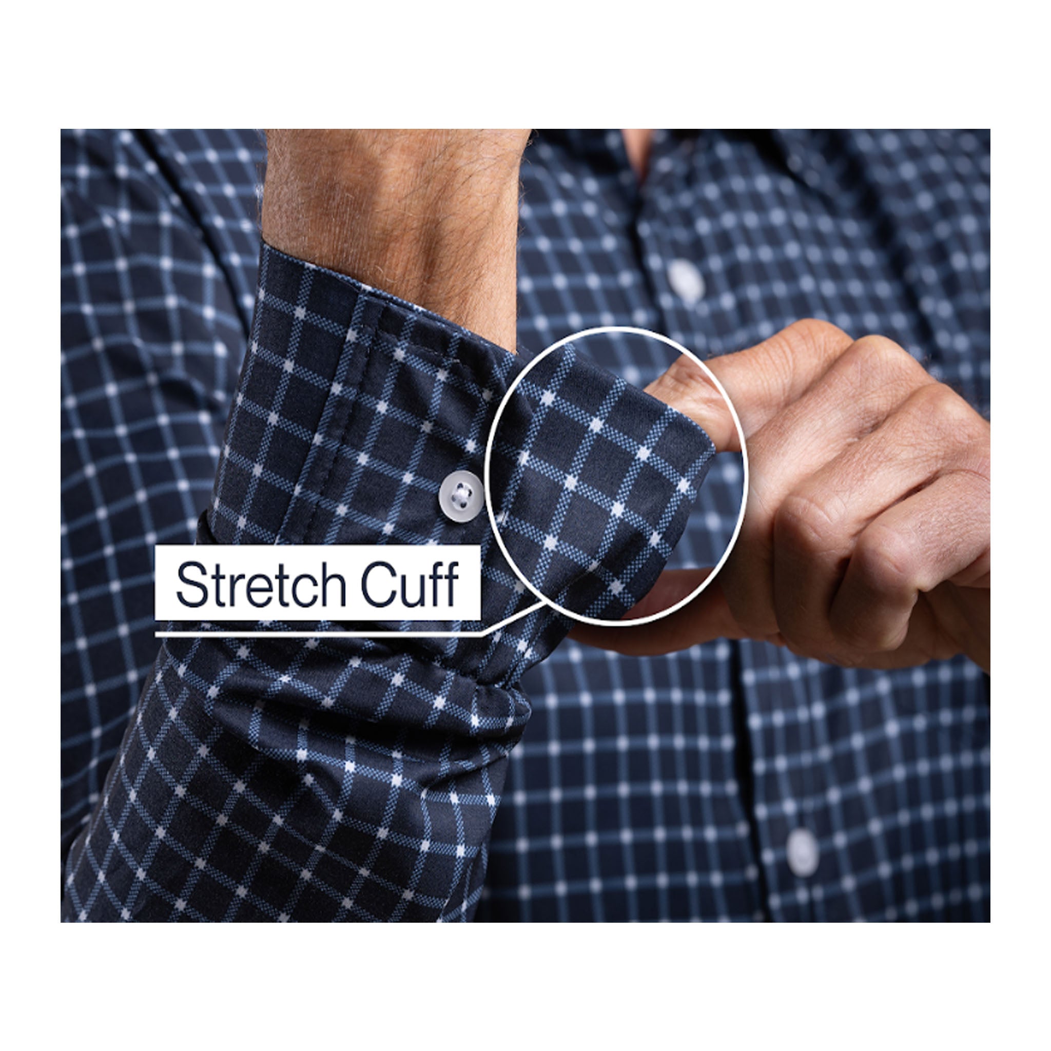 Men's Relaxed Fit Magnetic Button Down Shirt by Joe & Bella