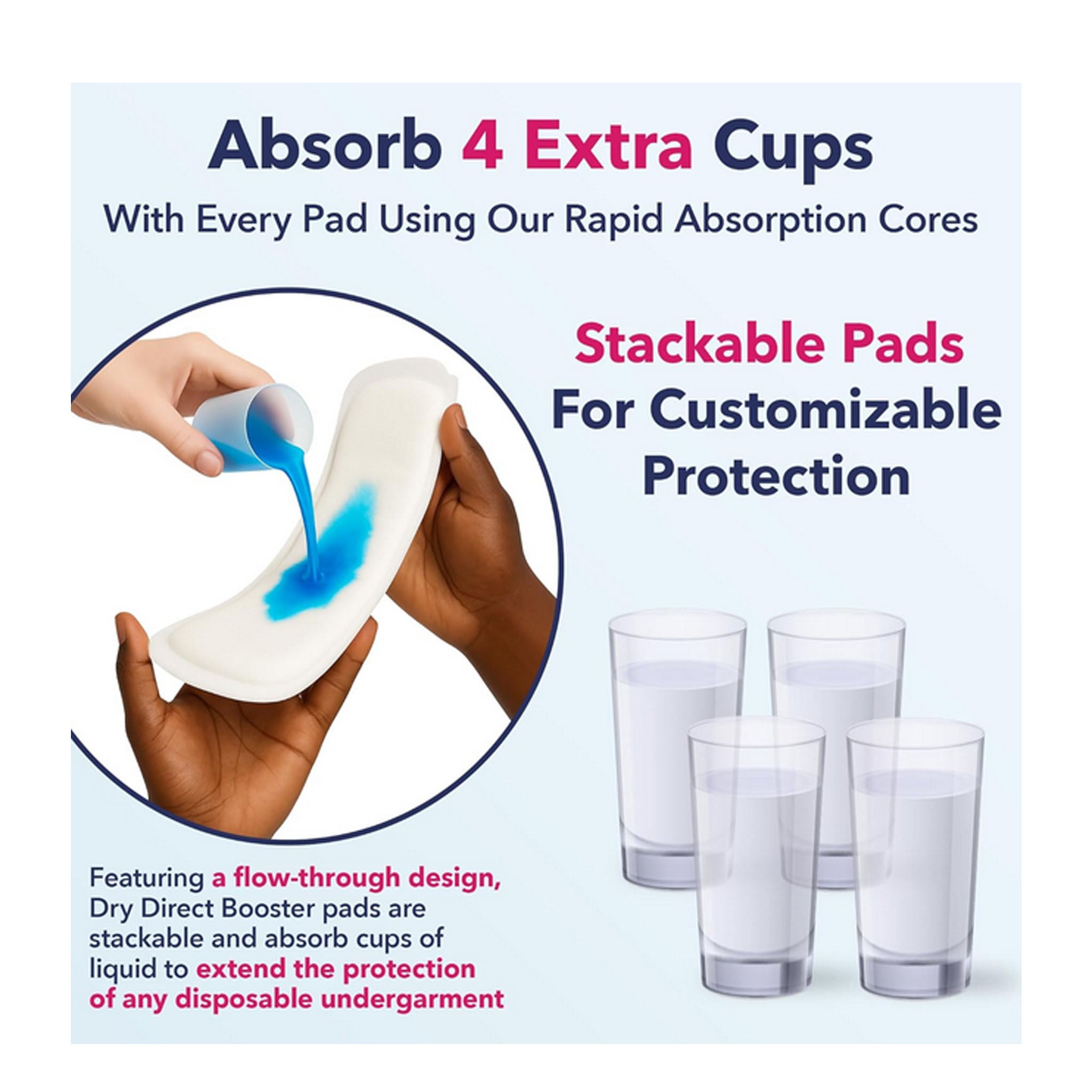 Dry Direct Shaped Super Booster Pad