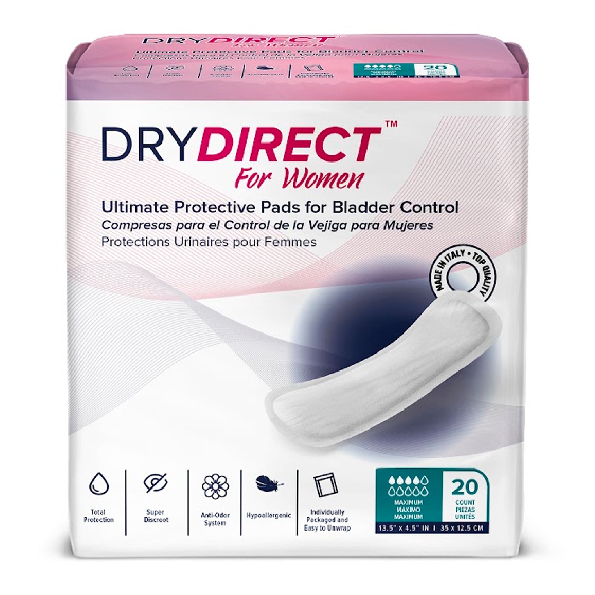 Dry Direct Ultimate Protective Pads for Women
