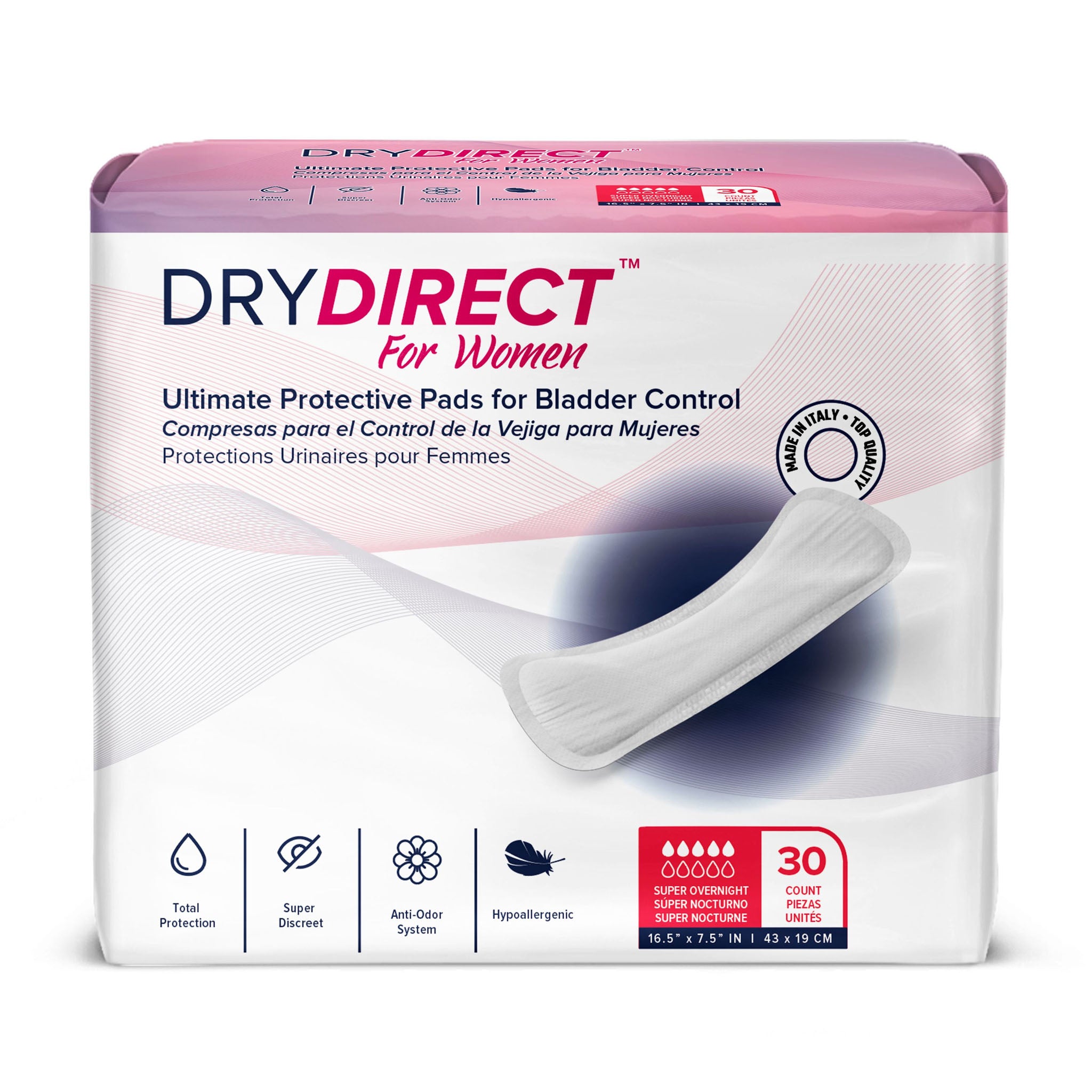 Dry Direct Ultimate Protective Pads for Women