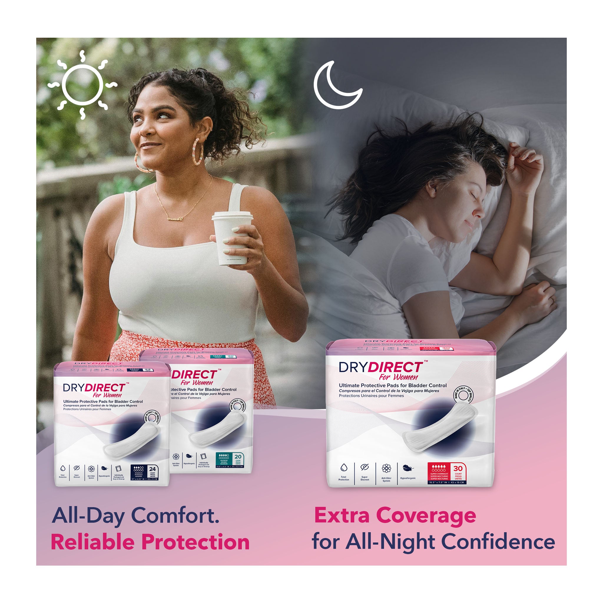 Dry Direct Ultimate Protective Pads for Women