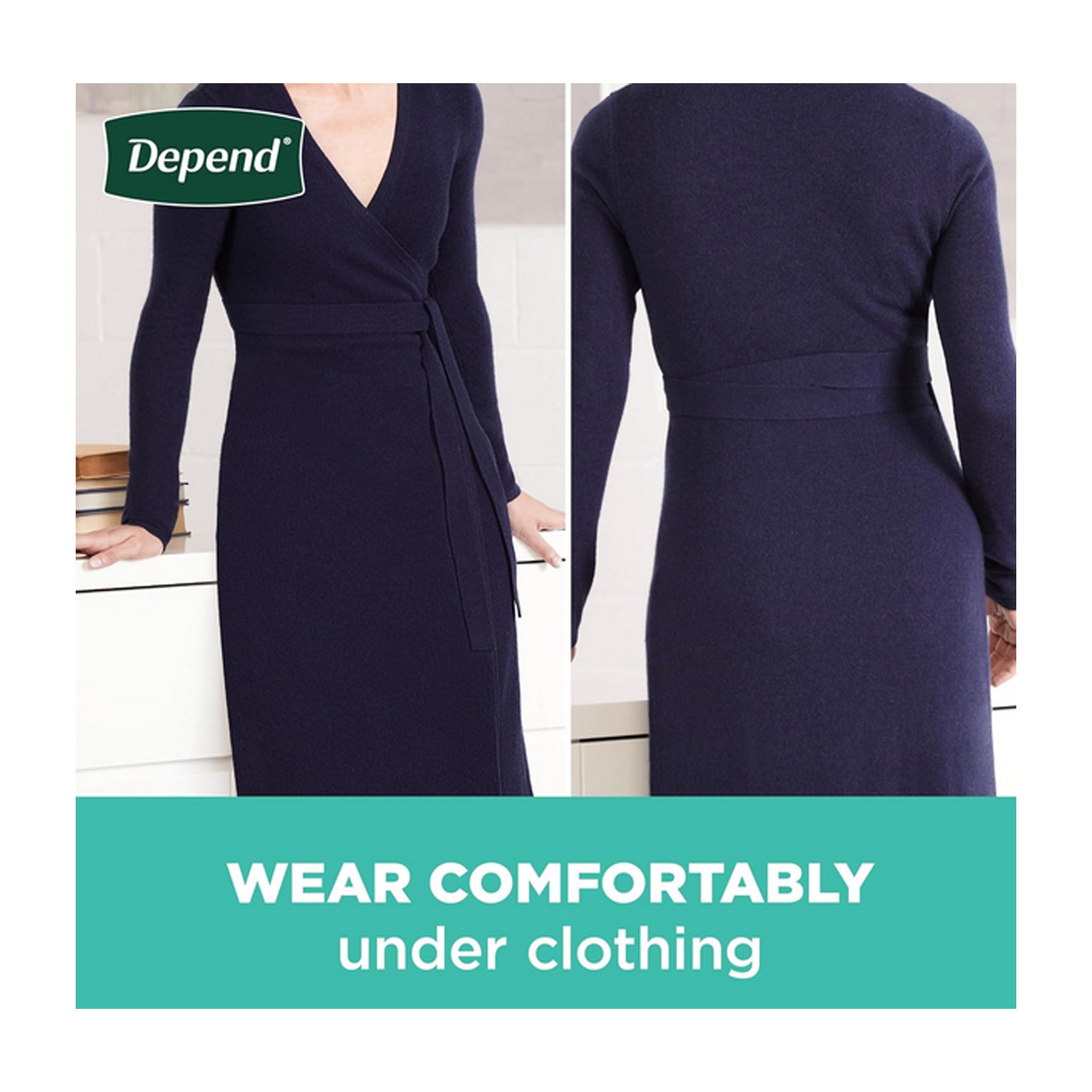 Depend Protection Briefs with Tabs