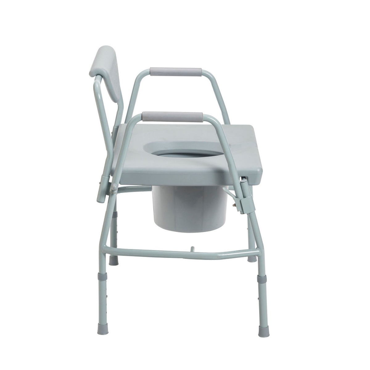 Bariatric Drop Arm Bedside Commode Chair by Drive Medical