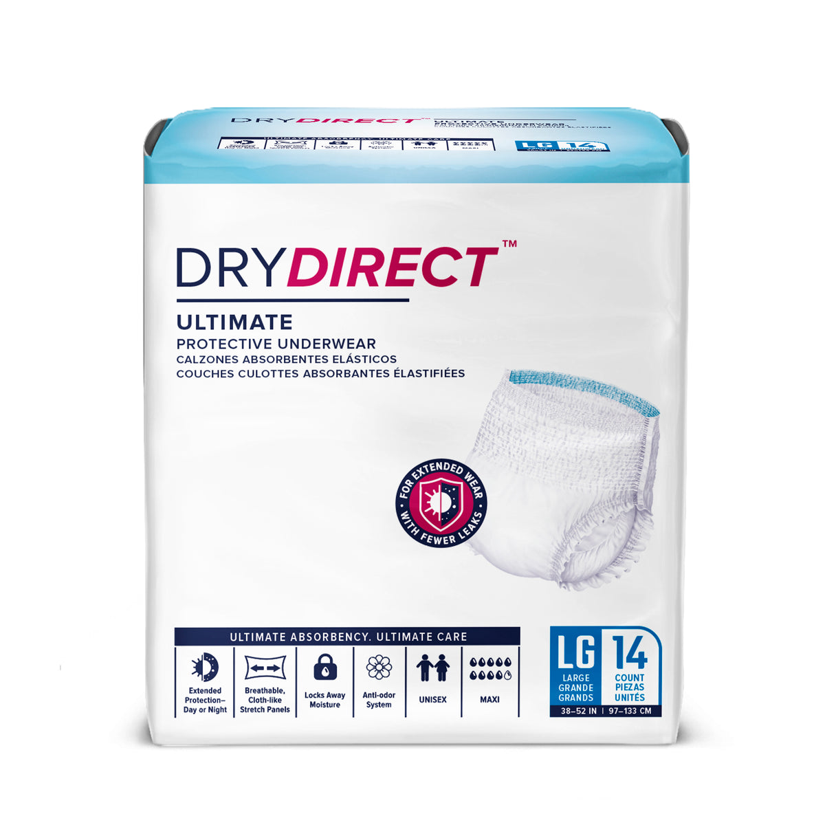 Dry Direct Ultimate Protective Underwear