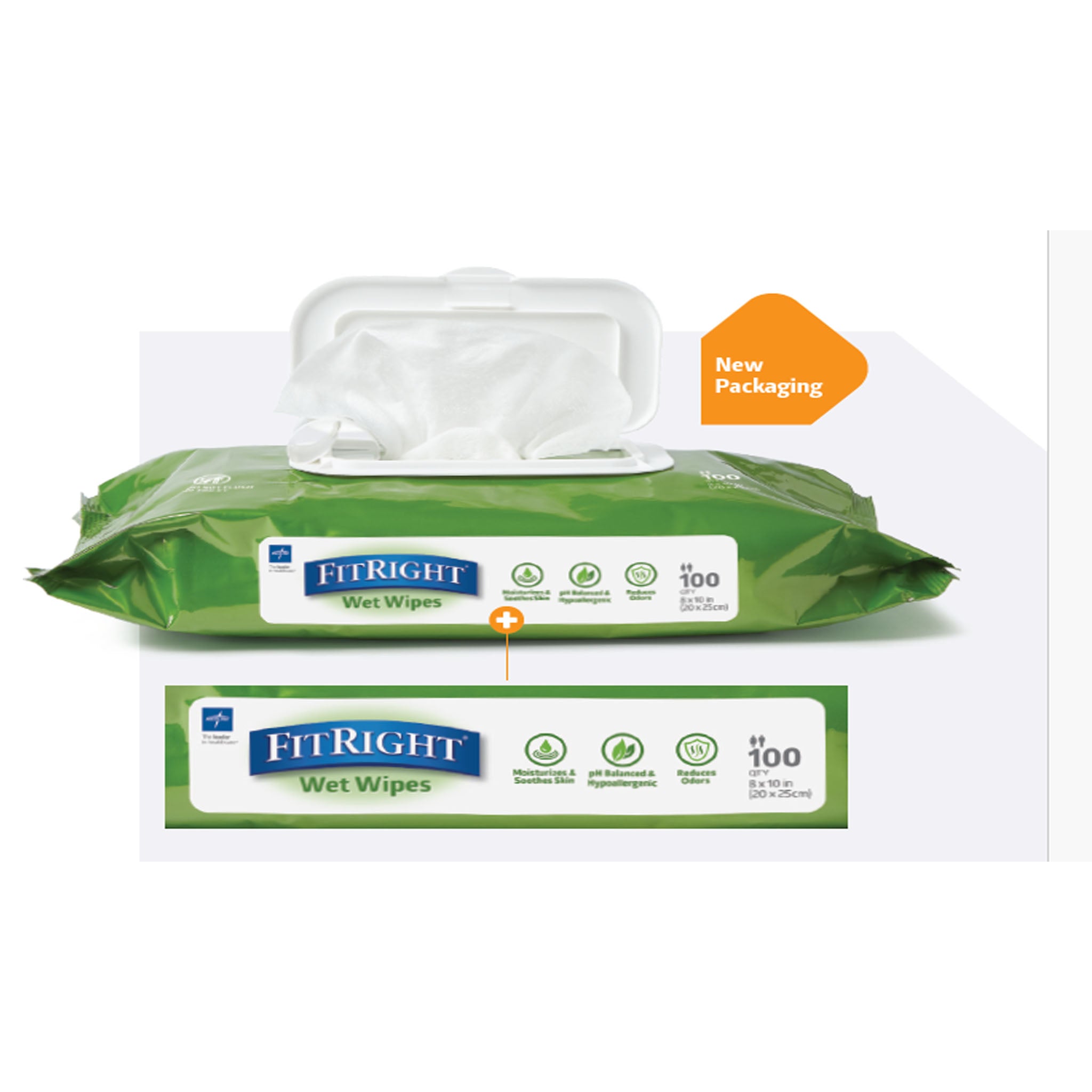 FitRight Personal Cleansing Wipes - Scented