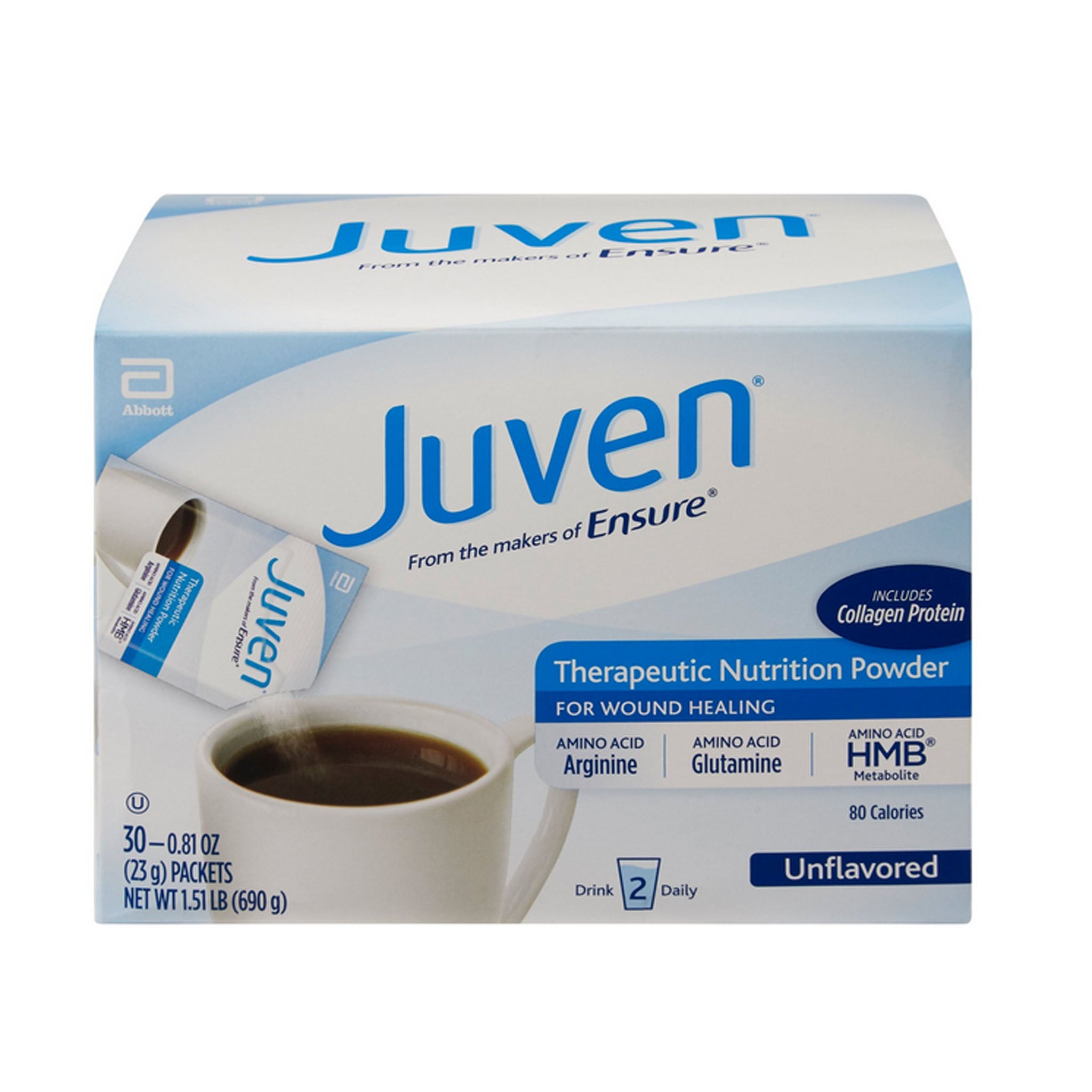 Juven Unflavored Powder With Collagen 0.81 oz. Individual Packet