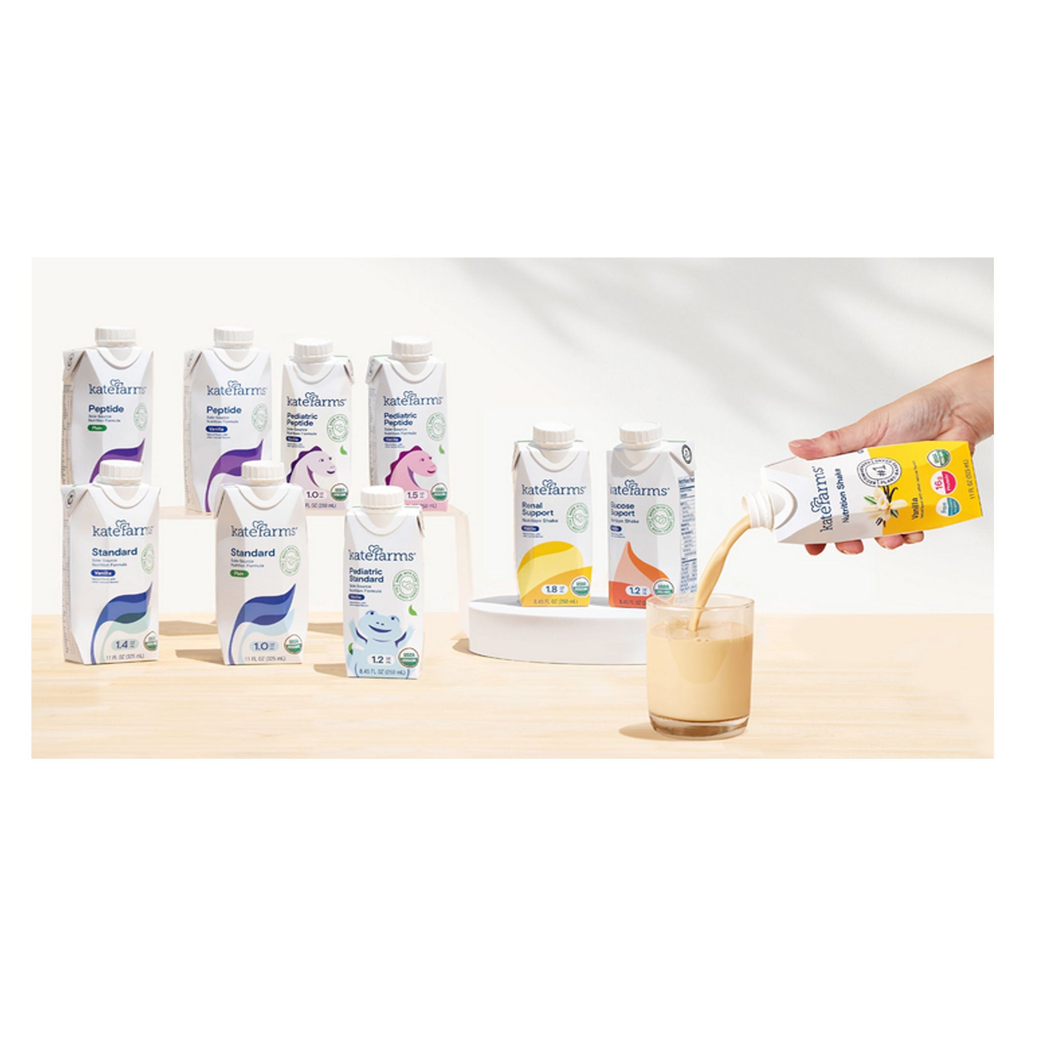 Kate Farms 1.0 Oral Supplement Reclosable Carton