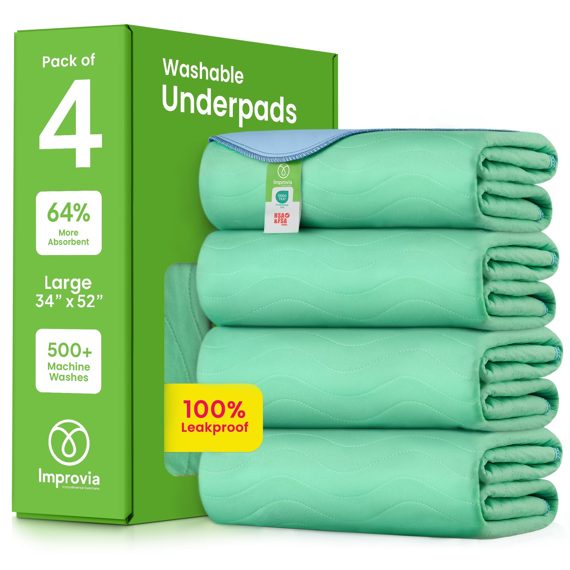 Improvia Washable Bed Pads