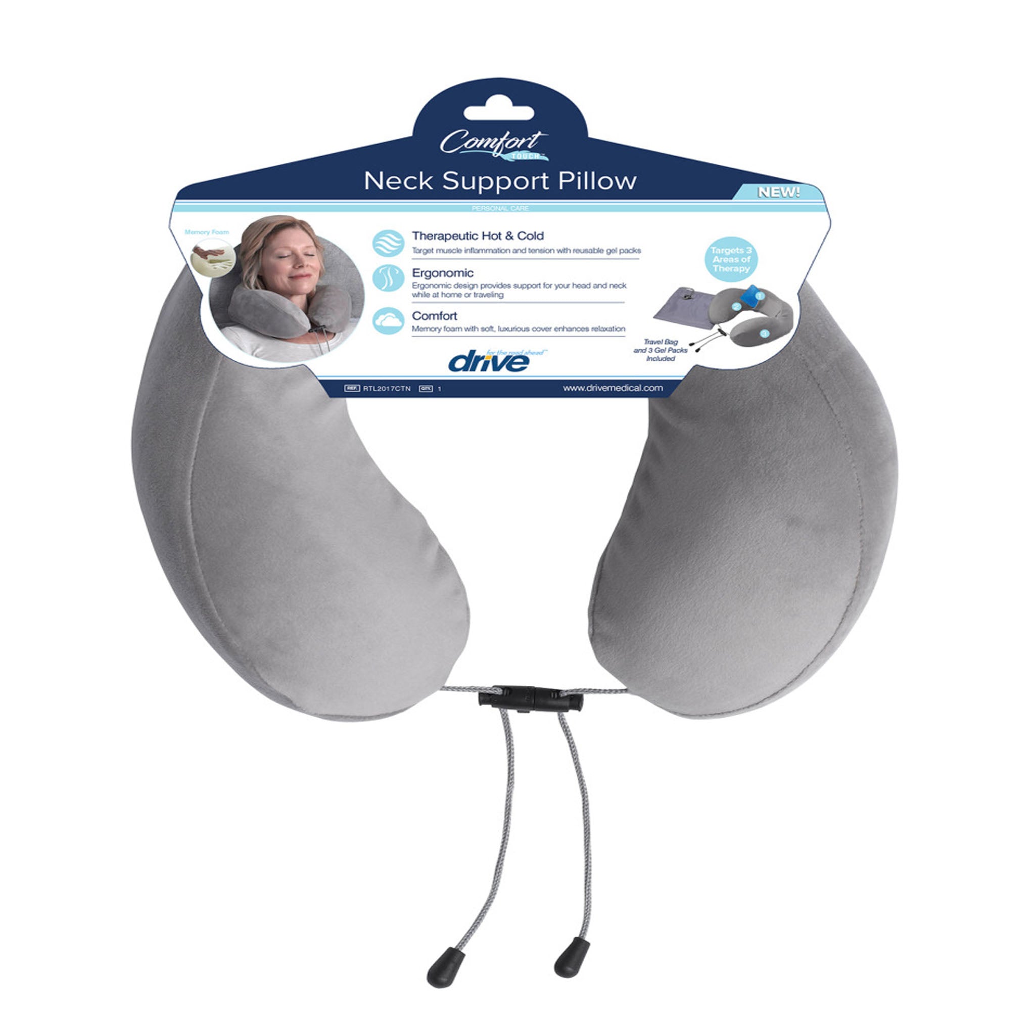 Comfort Touch Neck Support Pillow by Drive
