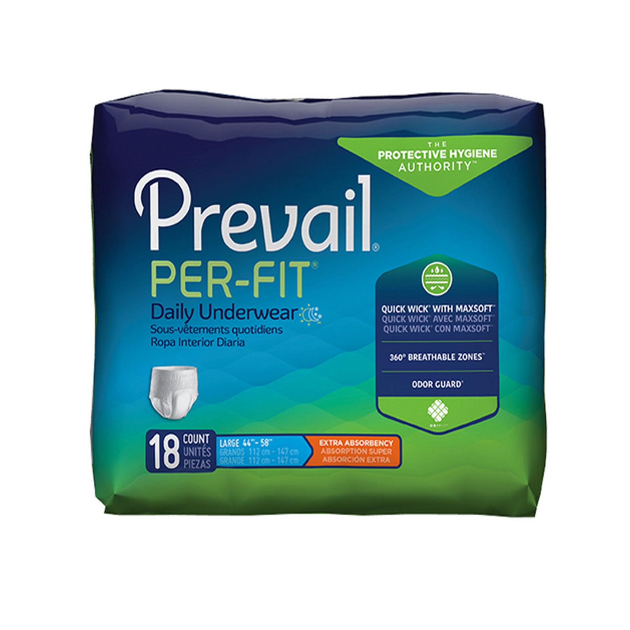 Prevail Per-Fit Adult Briefs