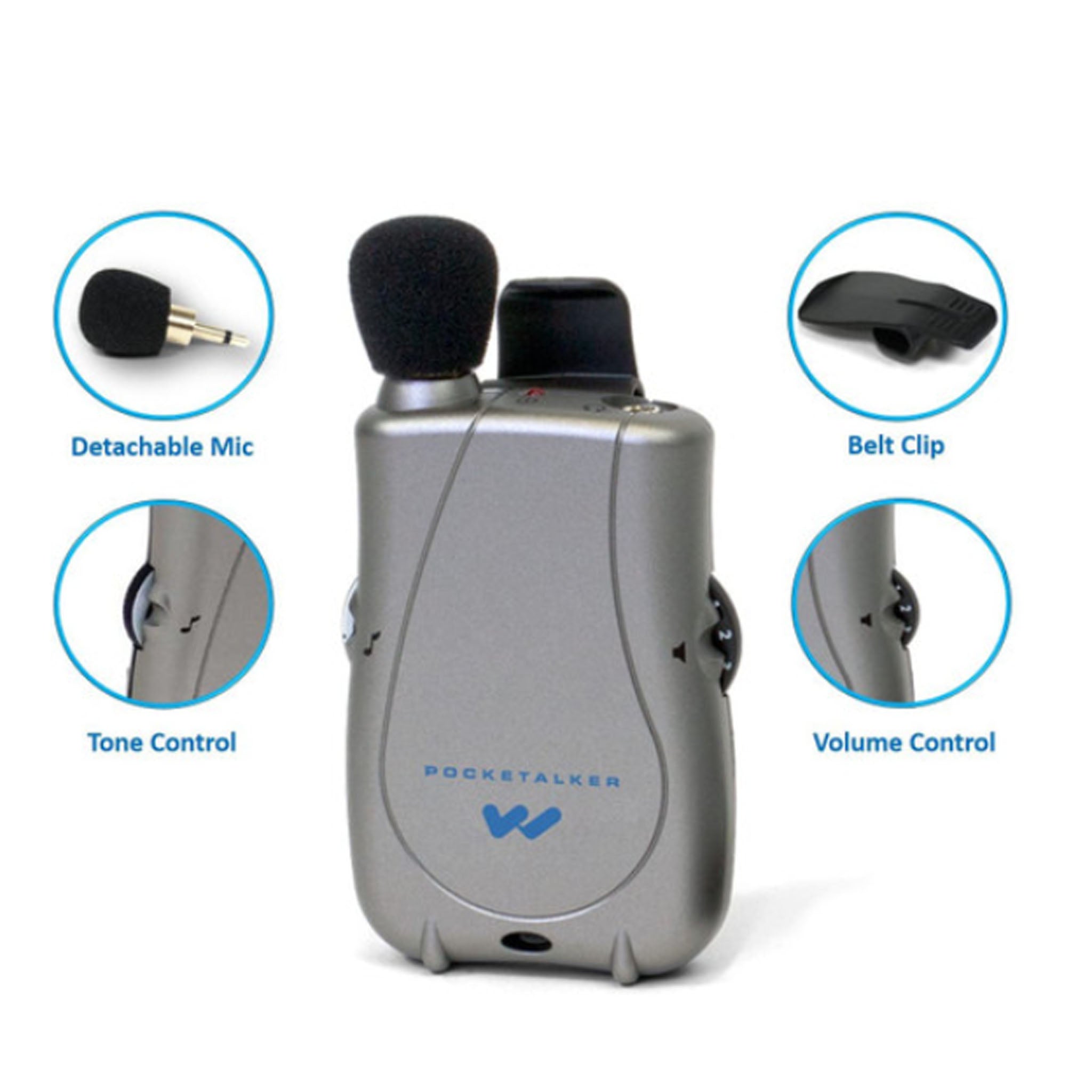 Williams Sound Pocketalker Ultra Personal Sound Amplifier Duo Pack System