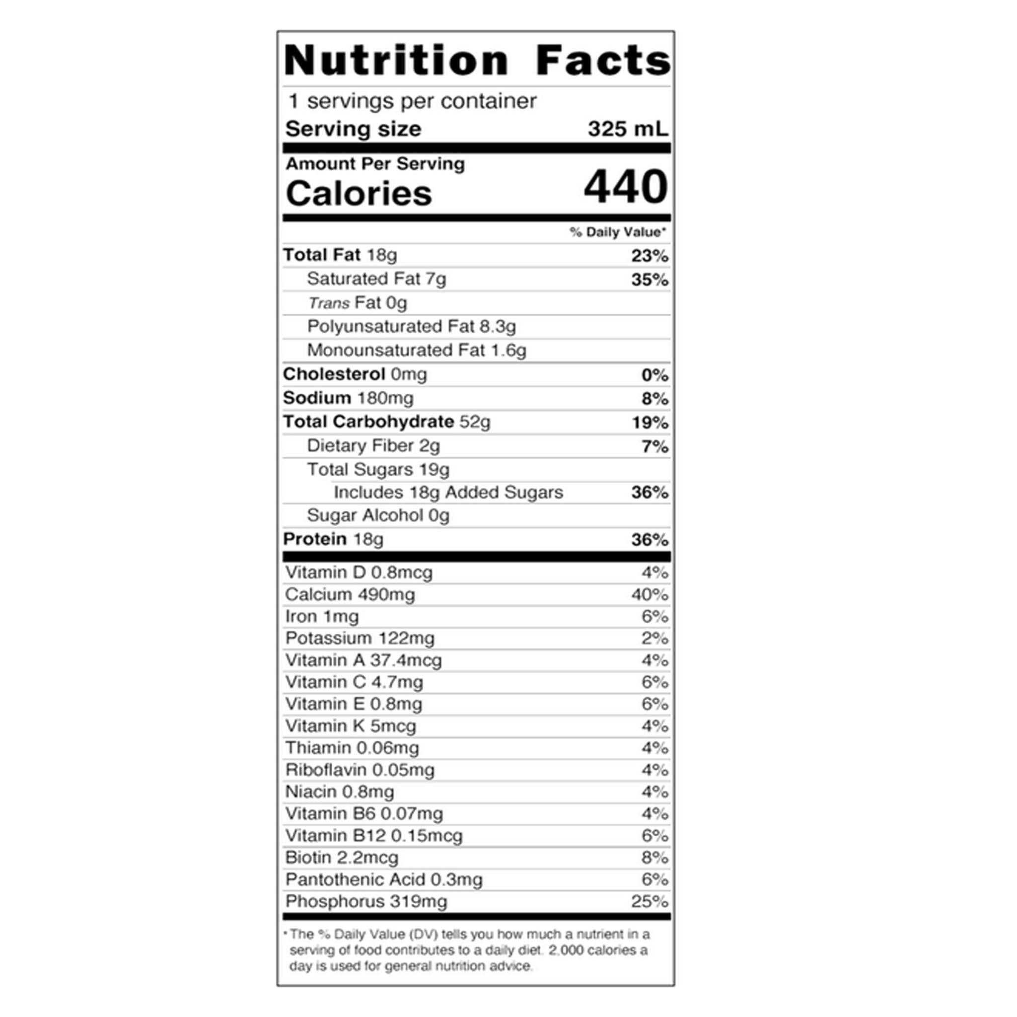 Reason High Calorie Protein Oral Supplement Recloseable Carton