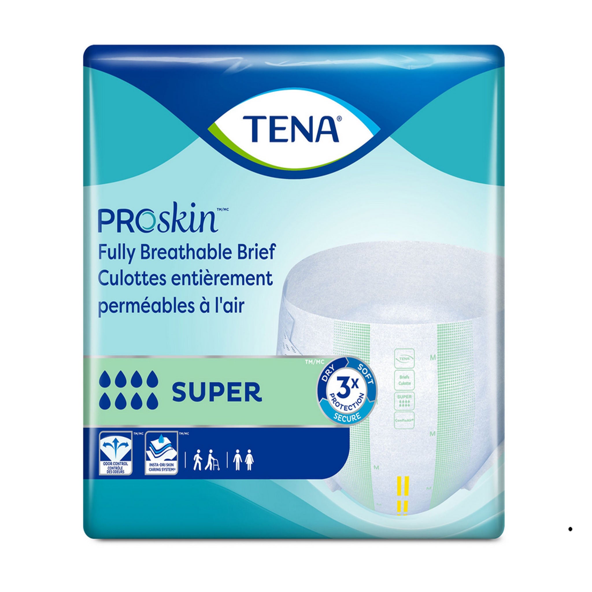 TENA Super ProSkin Briefs Heavy Absorbency