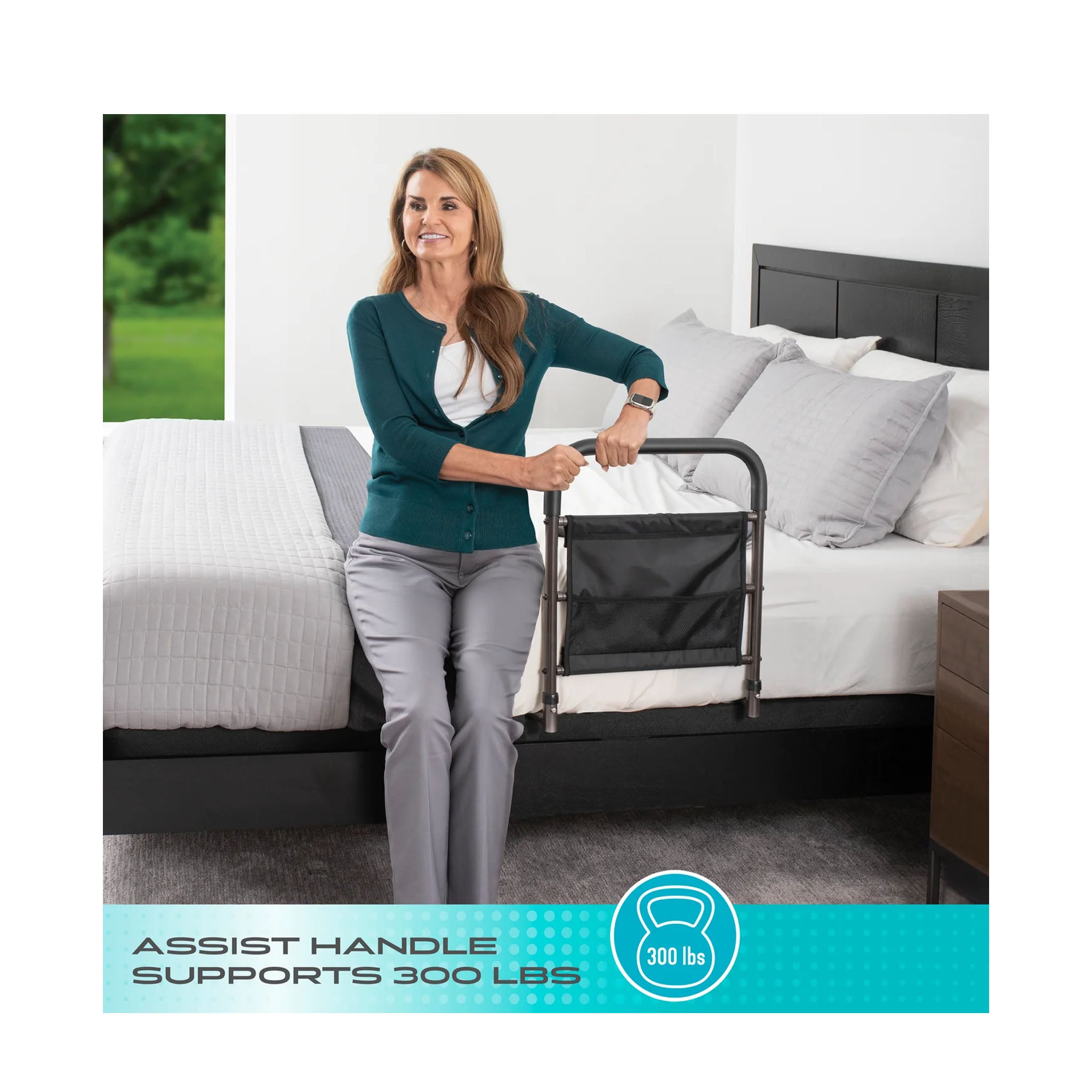 Able Life Bedside Safety Handle & Pouch