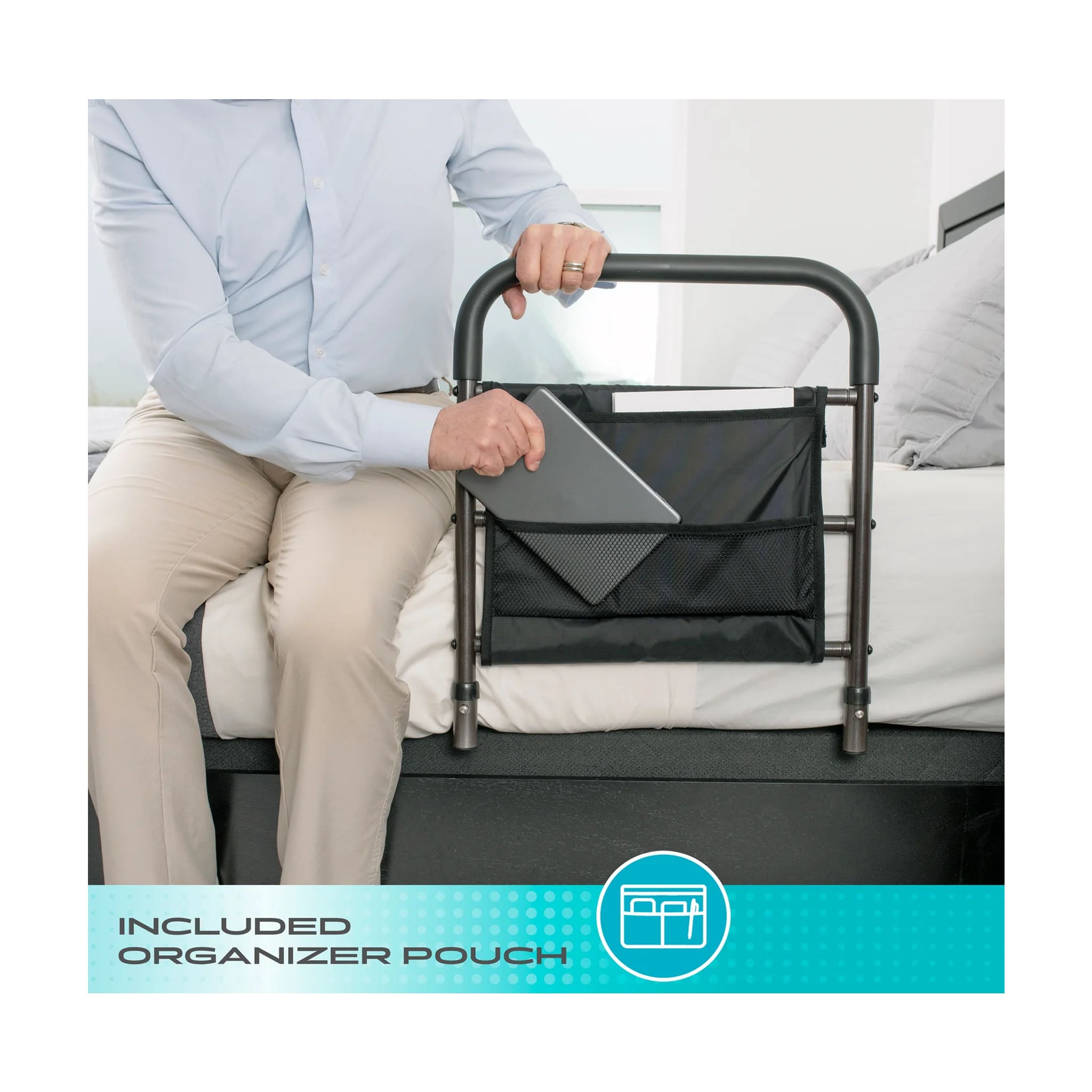 Able Life Bedside Safety Handle & Pouch