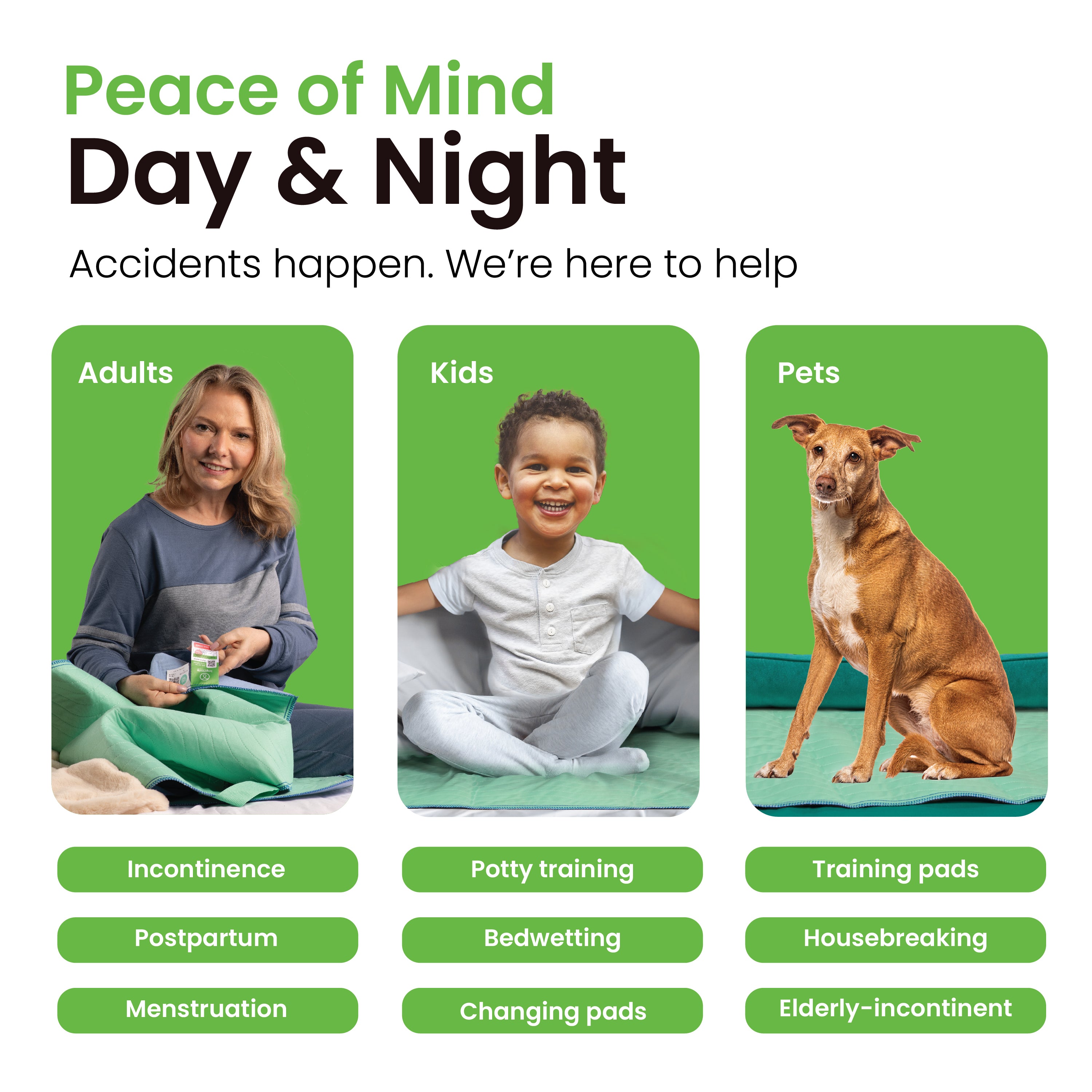 Improvia Washable Bed Pads