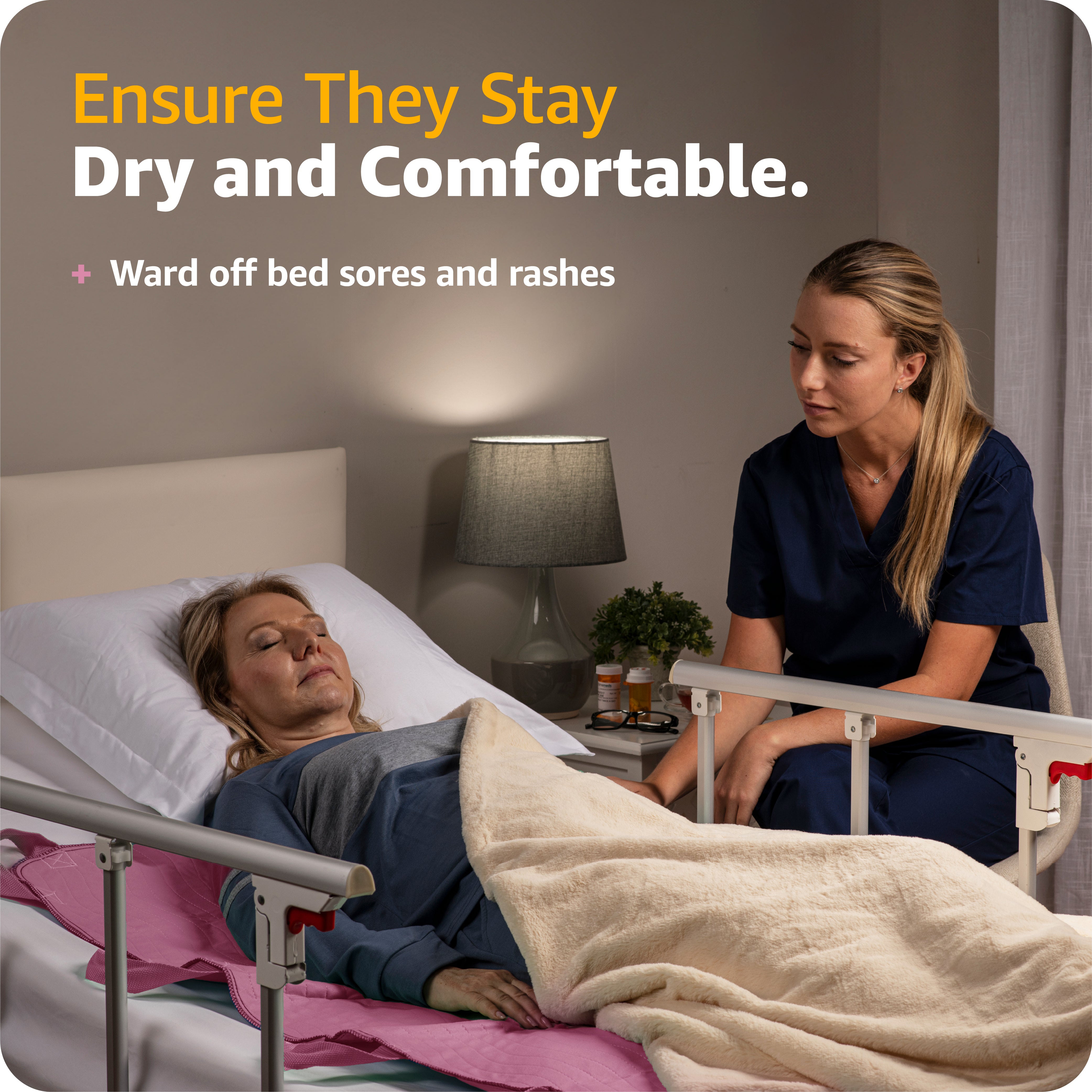 Improvia Positioning Bed Pad with Handles