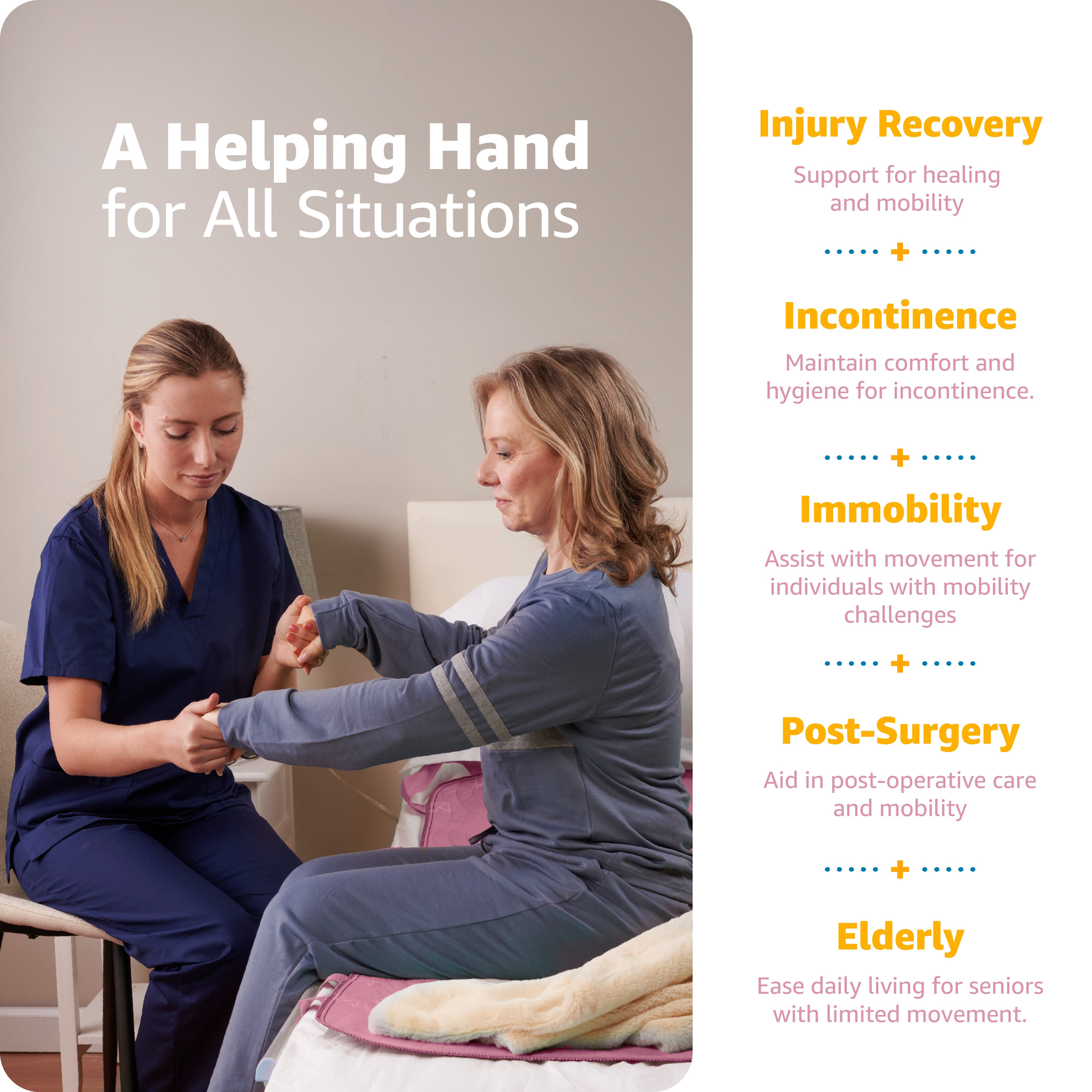 Improvia Positioning Bed Pad with Handles