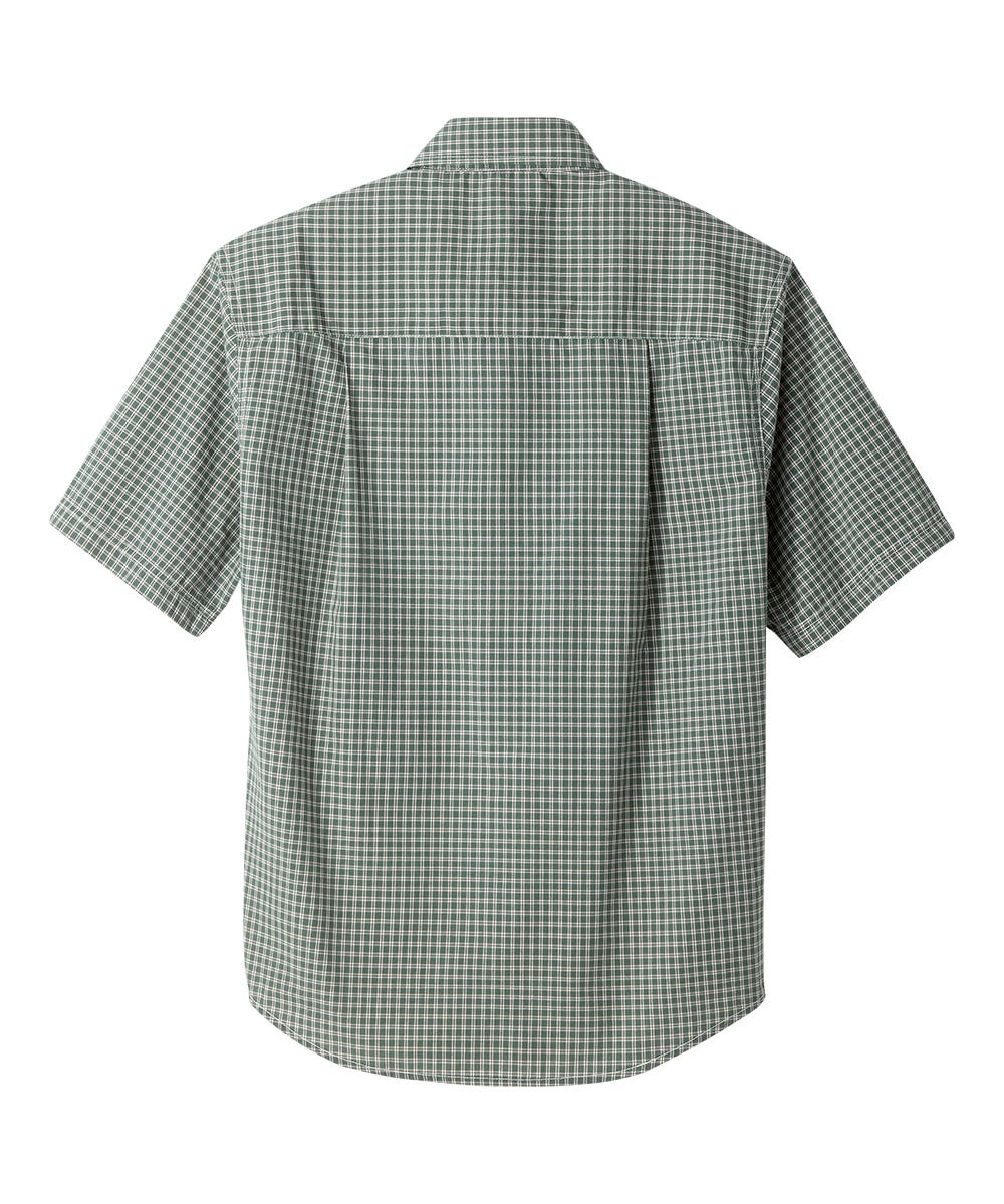 Magnetic Buttons Men's Short Sleeve Shirt