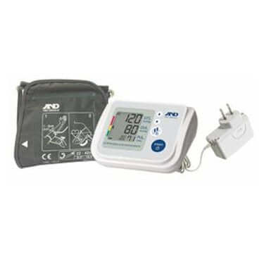 A&D Medical Upper Arm Automatic Blood Pressure Monitor with AD Adapter and AccuFit Plus Cuff