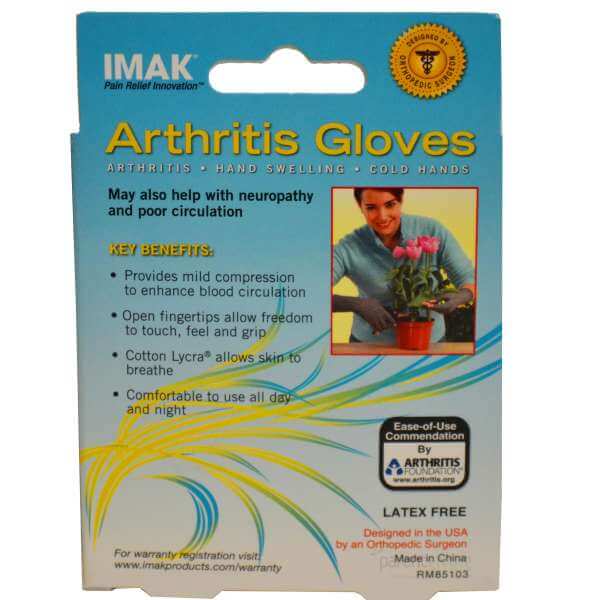 IMAK Arthritis Gloves - Open Fingertips