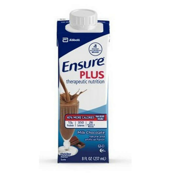 Ensure Plus 8 oz. Recloseable Tetra Carton Therapeutic Nutrition Shake