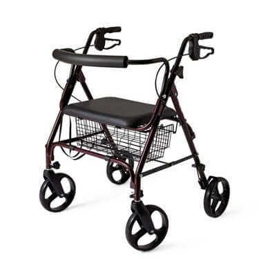 Medline Bariatric Rollator - 400 lb capacity