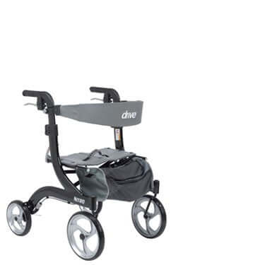Nitro Aluminum Rollator for Petite Users by Drive Medical