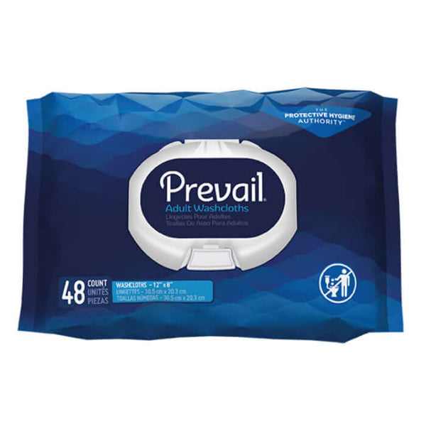 Prevail Disposable Washcloths (Lightly Scented)