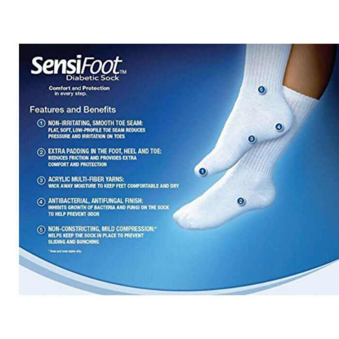 SensiFoot Diabetic Compression Socks