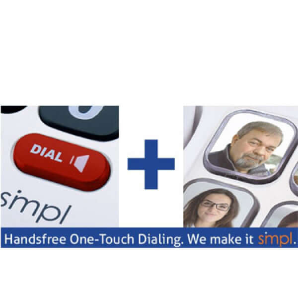 SMPL Amplified Hands-Free Dialing Photo Phone