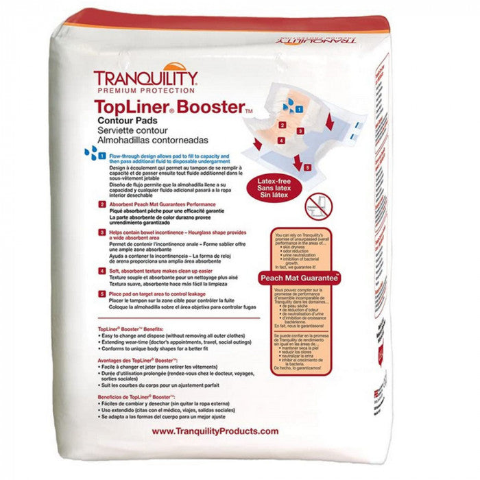 Tranquility Topliner Contour Booster Pads