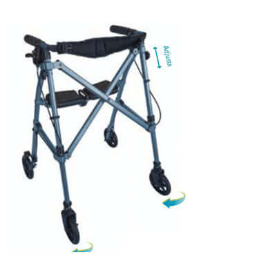 4 Wheel Rollators With Seat/ Walkers With Seats