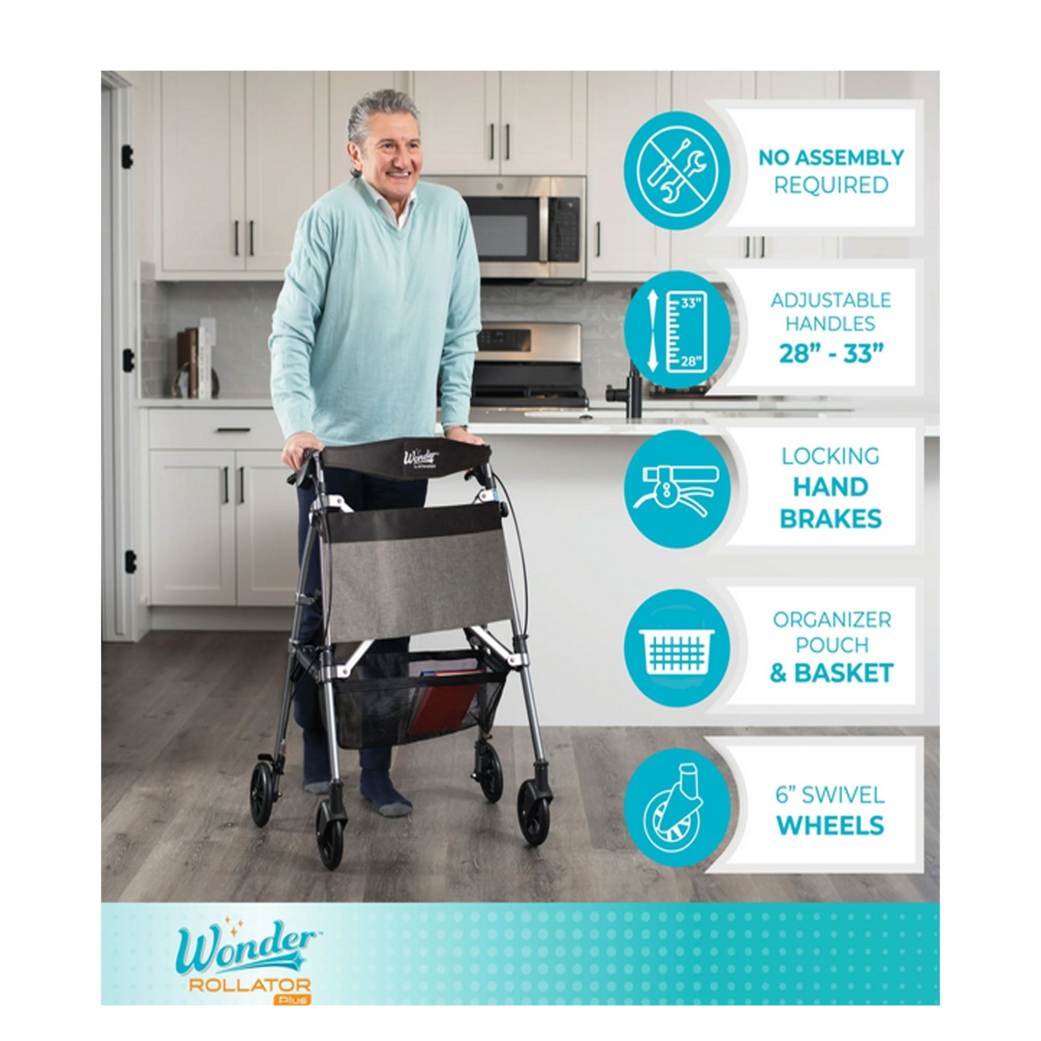 Stander Wonder Rollator Plus