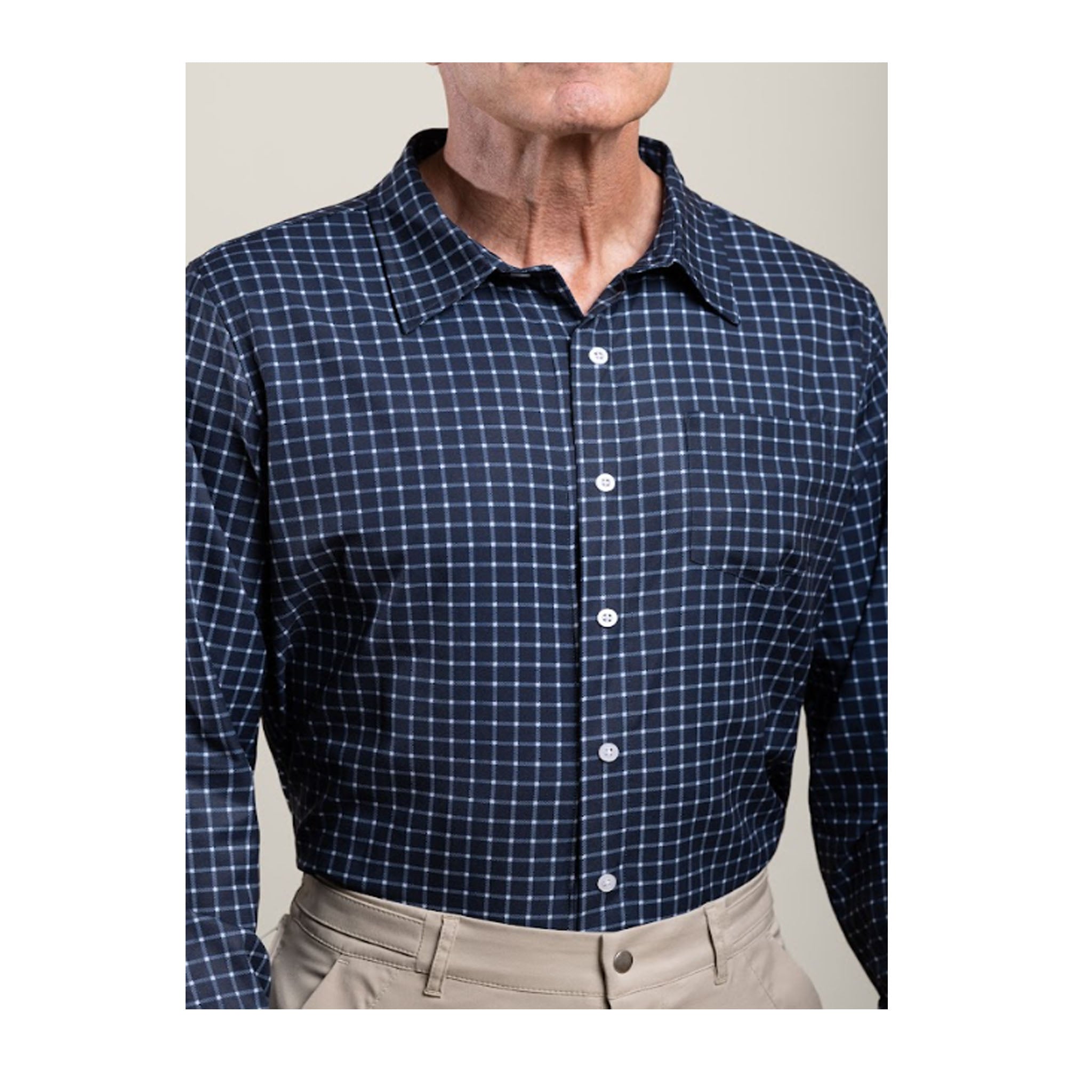 Men's Relaxed Fit Magnetic Button Down Shirt by Joe & Bella