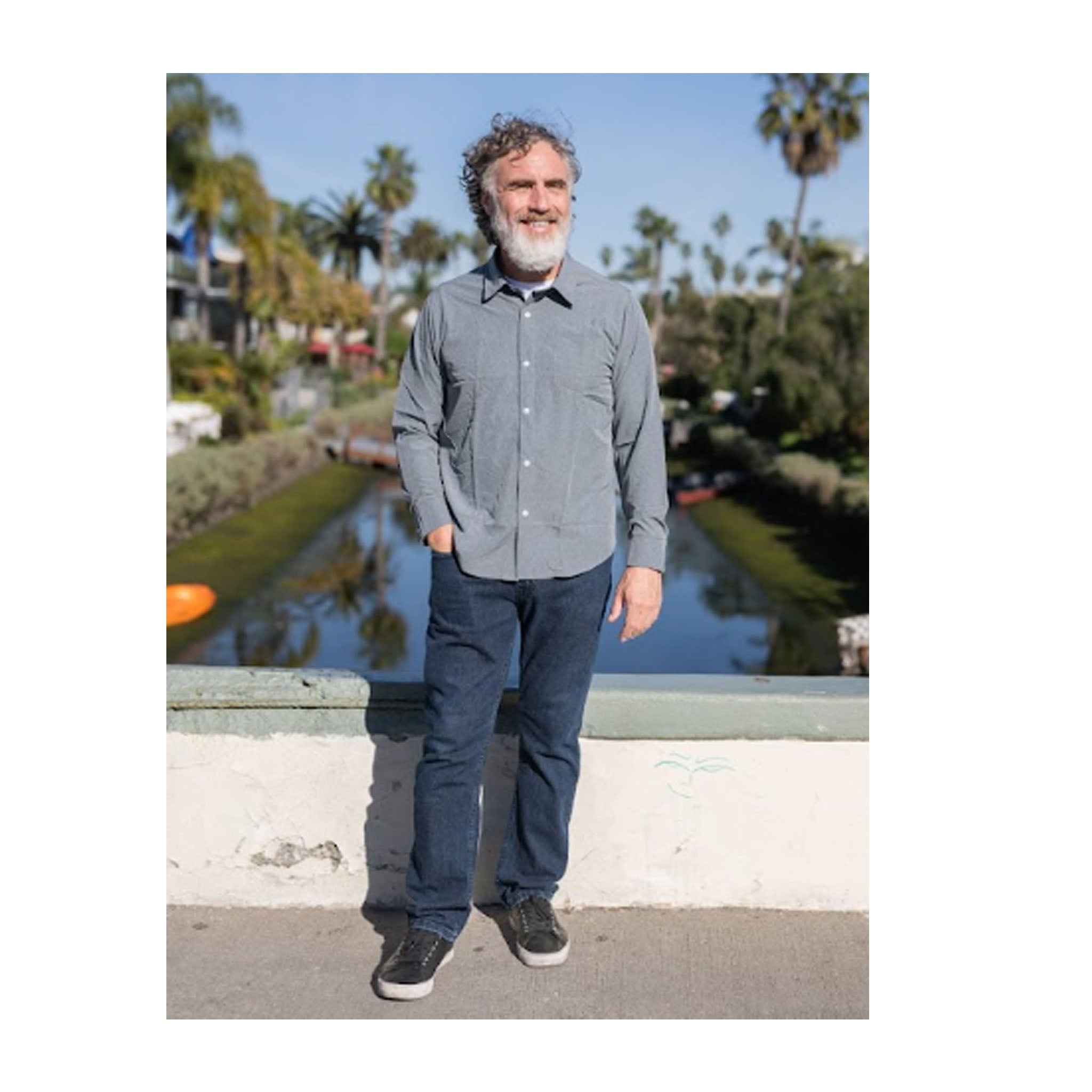 Men's Relaxed Fit Magnetic Button Down Shirt by Joe & Bella