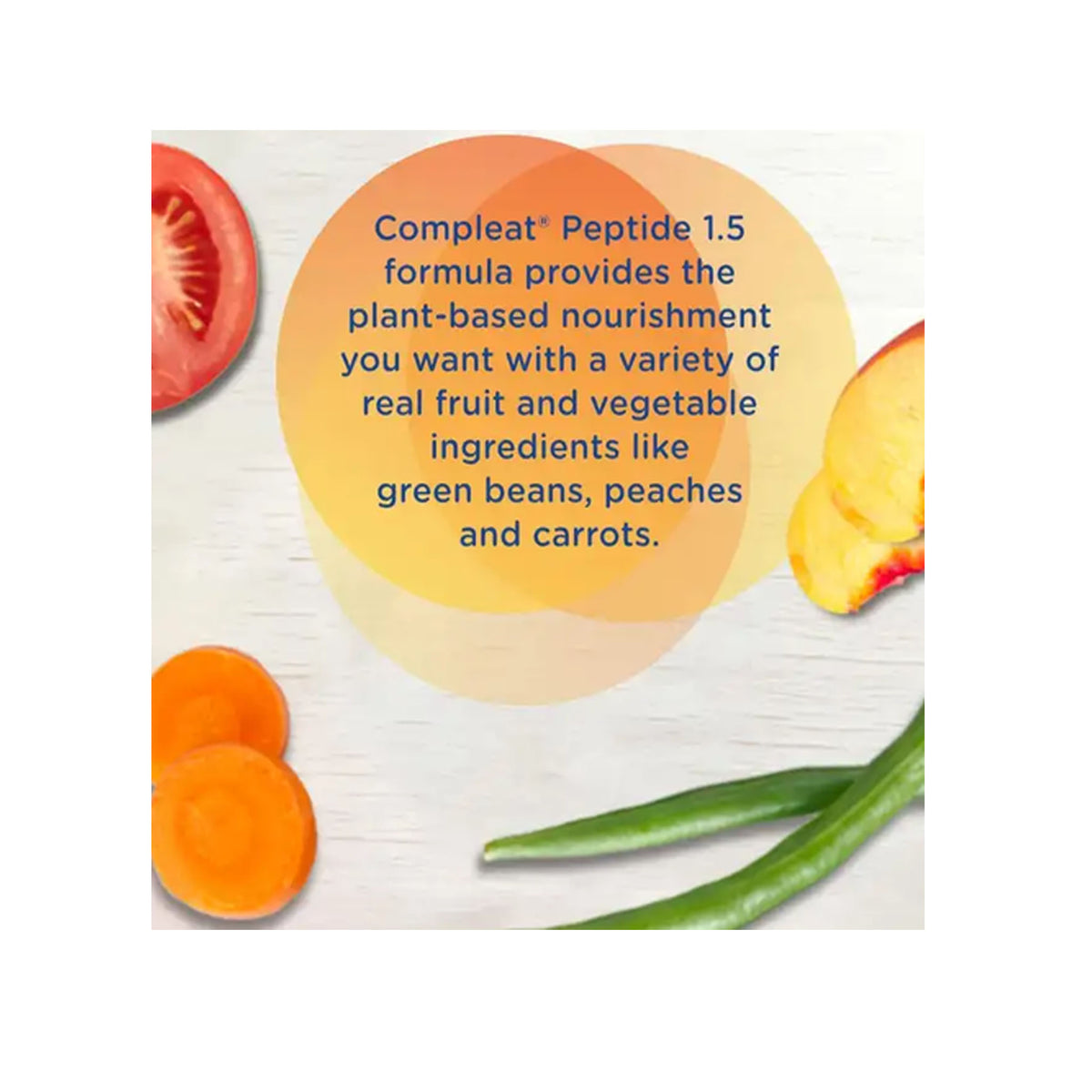 Compleat Peptide 1.5 Vegetable/Fruit Flavor Supplement