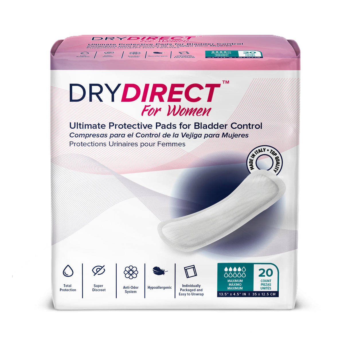 Dry Direct Ultimate Protective Pads for Women