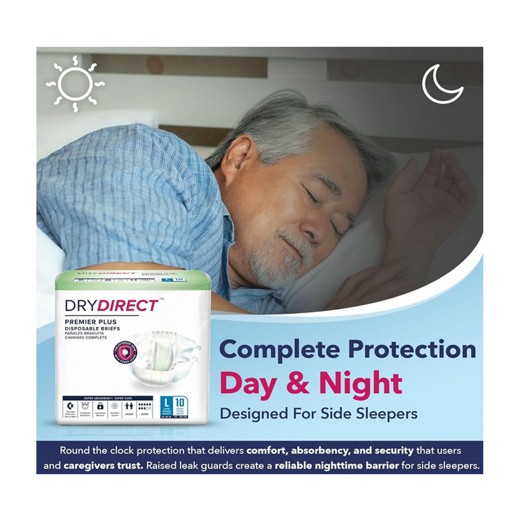 Direct Rolle Dry Dry Direct Premier Plus Disposable Brief