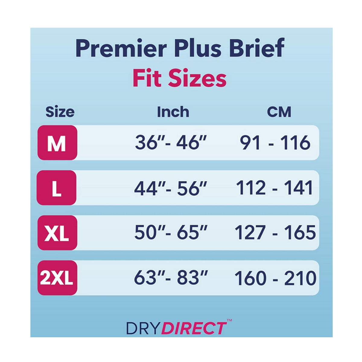 Direct Rolle Dry Dry Direct Premier Plus Disposable Brief