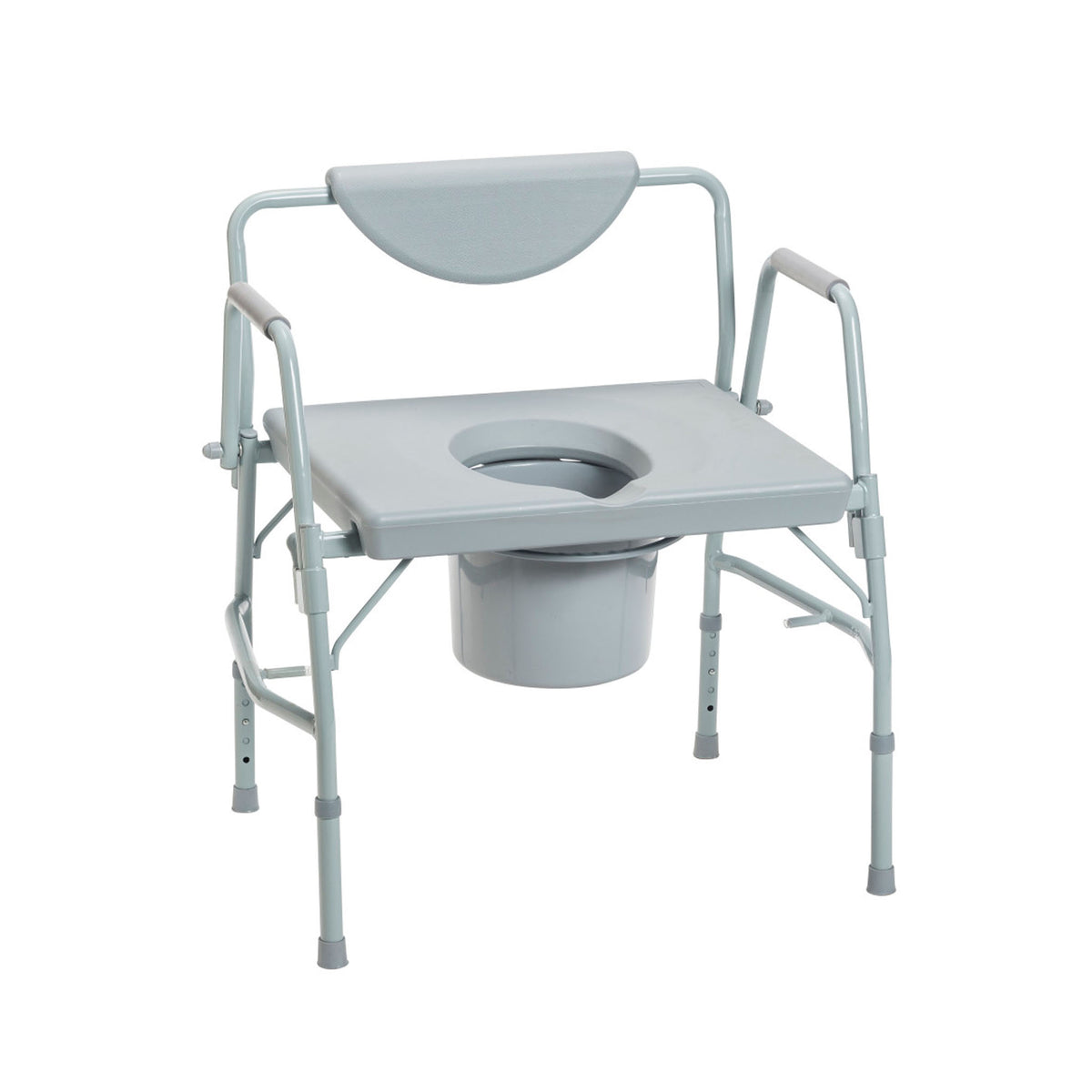 Bariatric Drop Arm Bedside Commode Chair by Drive Medical