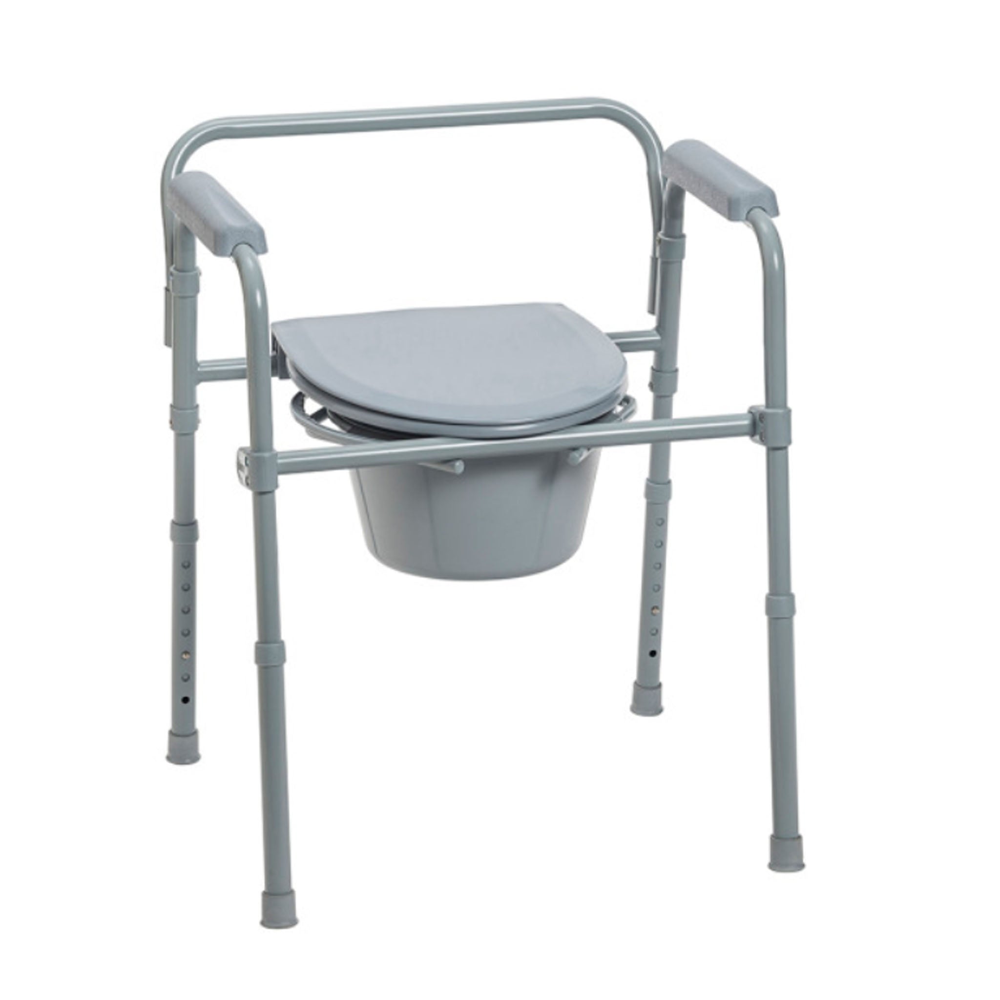 Drive Medical Folding Steel Commode