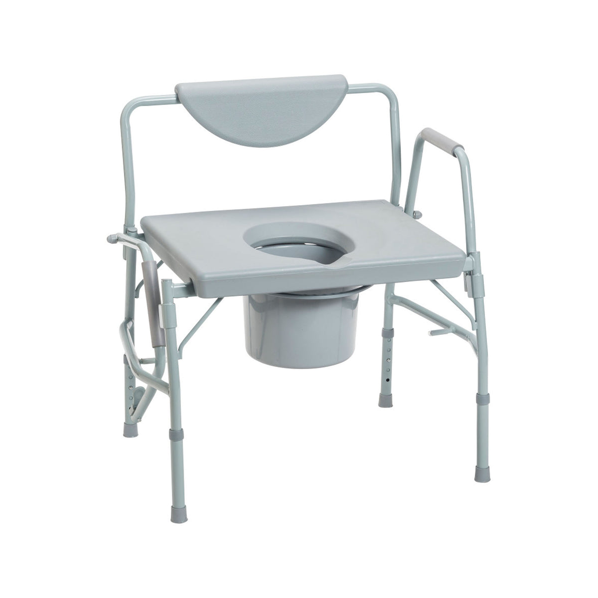 Bariatric Drop Arm Bedside Commode Chair by Drive Medical