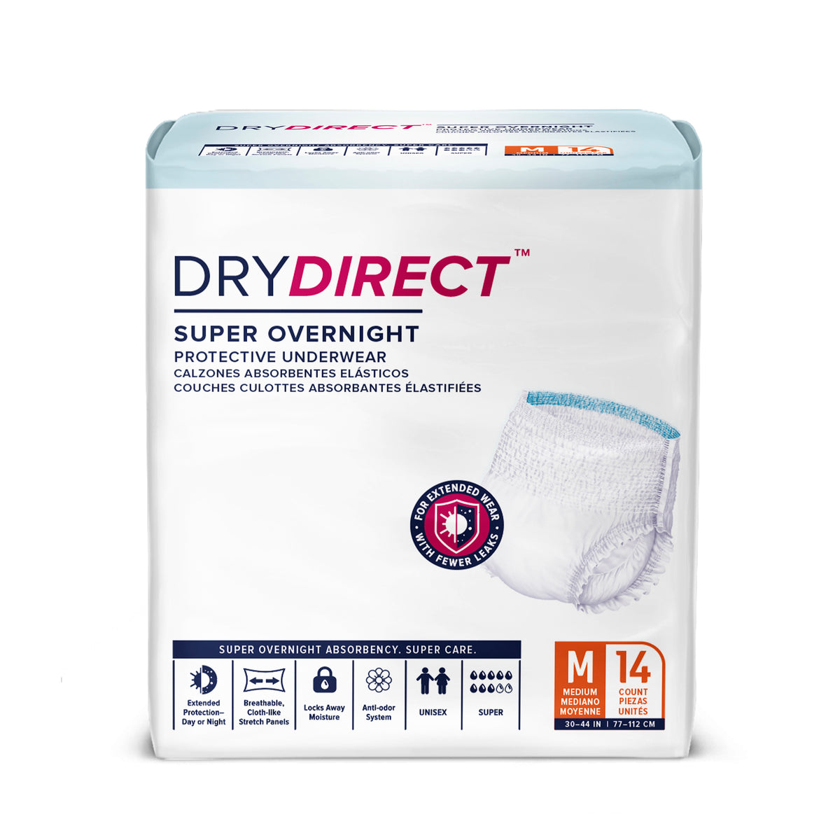 Dry Direct Super Overnight Underwear