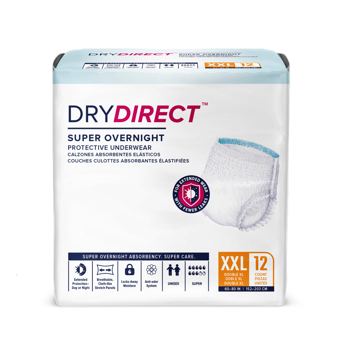 Dry Direct Super Overnight Underwear