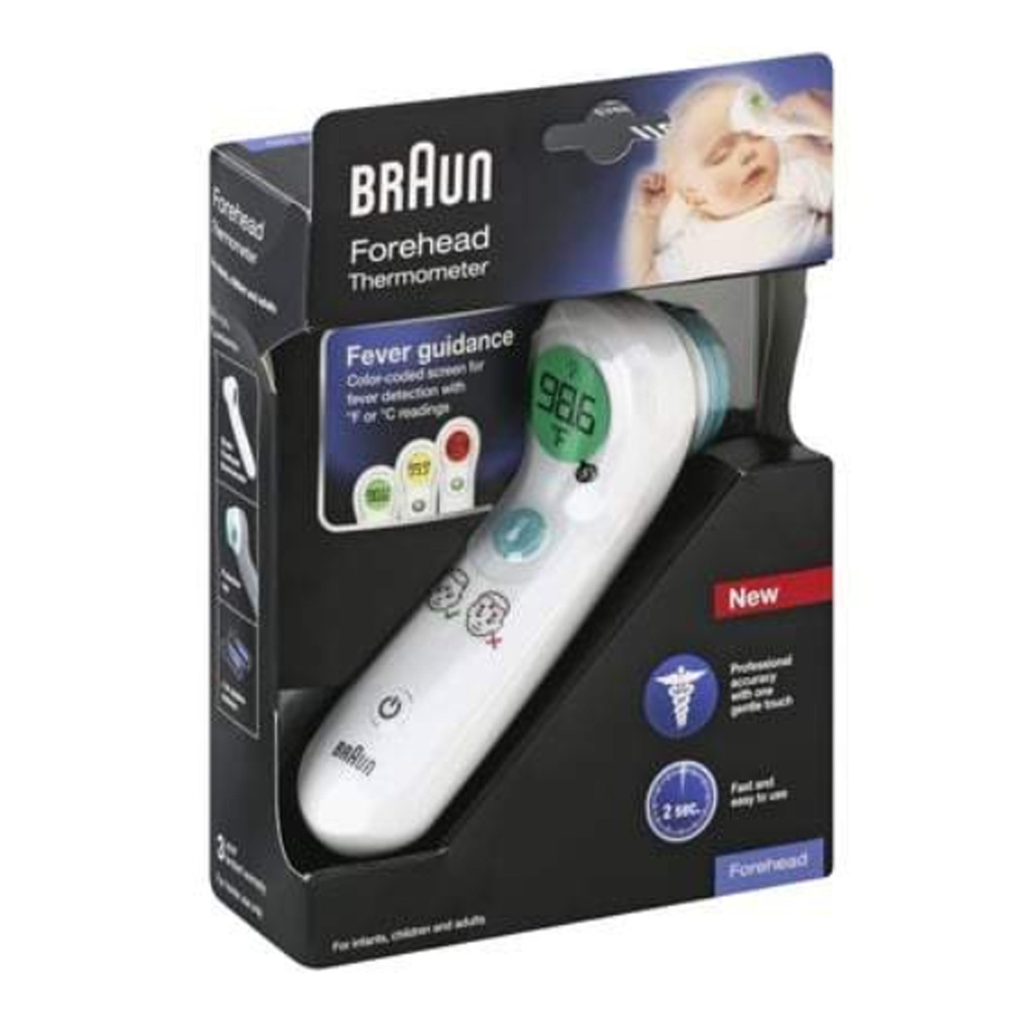 Braun Forehead Thermometer with Fever Guidance System